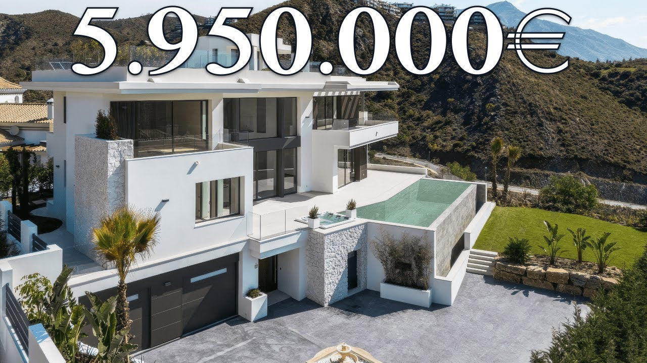 LAST MINUTE! Amazing SEA Views Villa 3 CARS Garage GATED Community【5.950.000€】La Quinta (Marbella)