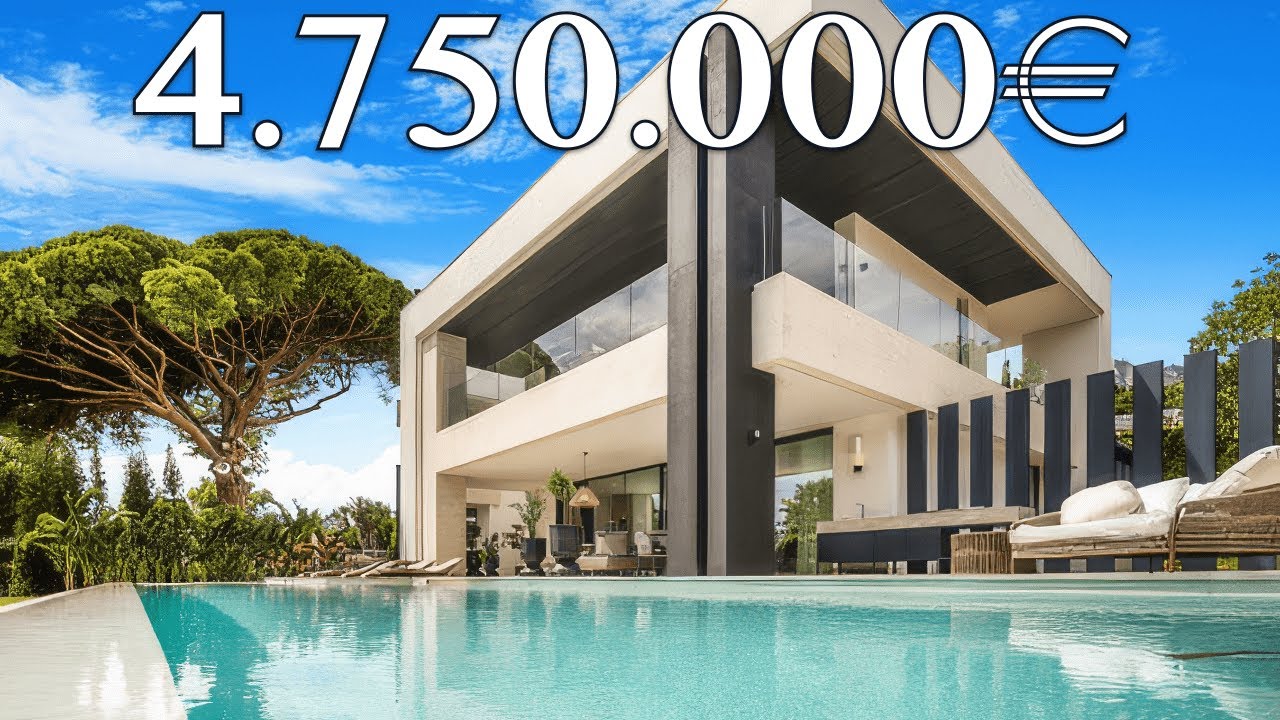 NEW! SEA Views Villa 3 CARS【4.750.000€】Golden Mile Marbella