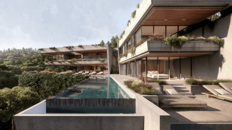 Modern luxury villa for sale in El Madroñal with infinity pool and scenic views