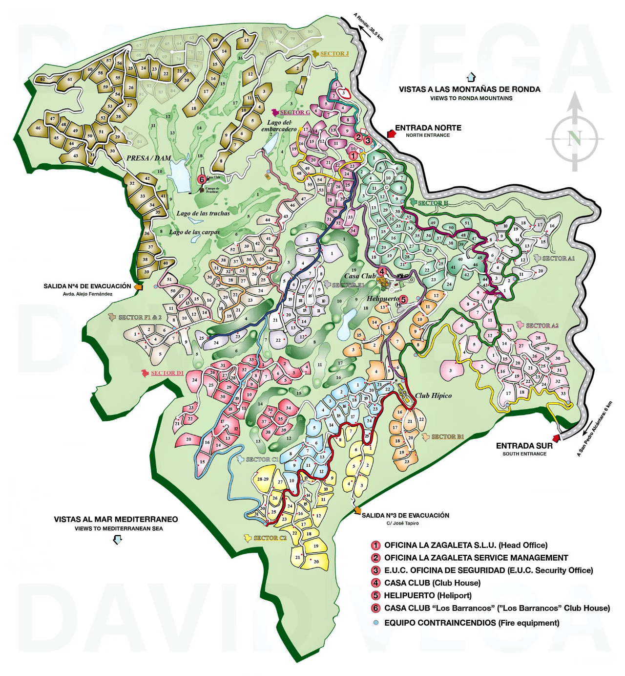 La Zagaleta Mapa