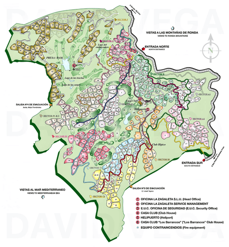 La Zagaleta Mapa
