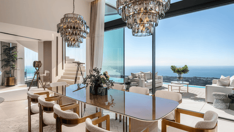 Sea views villas for sale in Marbella