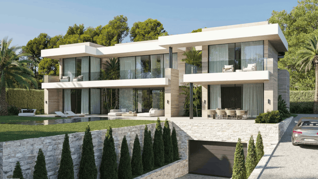 Modern luxury villa in El Paraiso with spacious design and private pool for sale