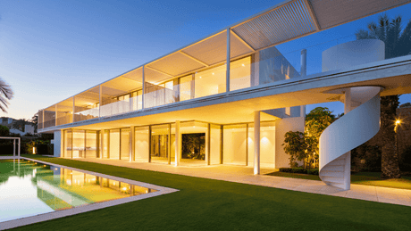 Luxurious modern villa with stunning golf views and private pool in Finca Cortesin for sale