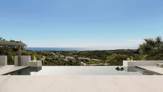 Marbella East sea views villa with infinity pool for sale