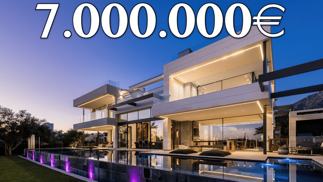 SEA VIEWS! Stunning Villa GATED Community【7.000.000€】Golden Mile Marbella