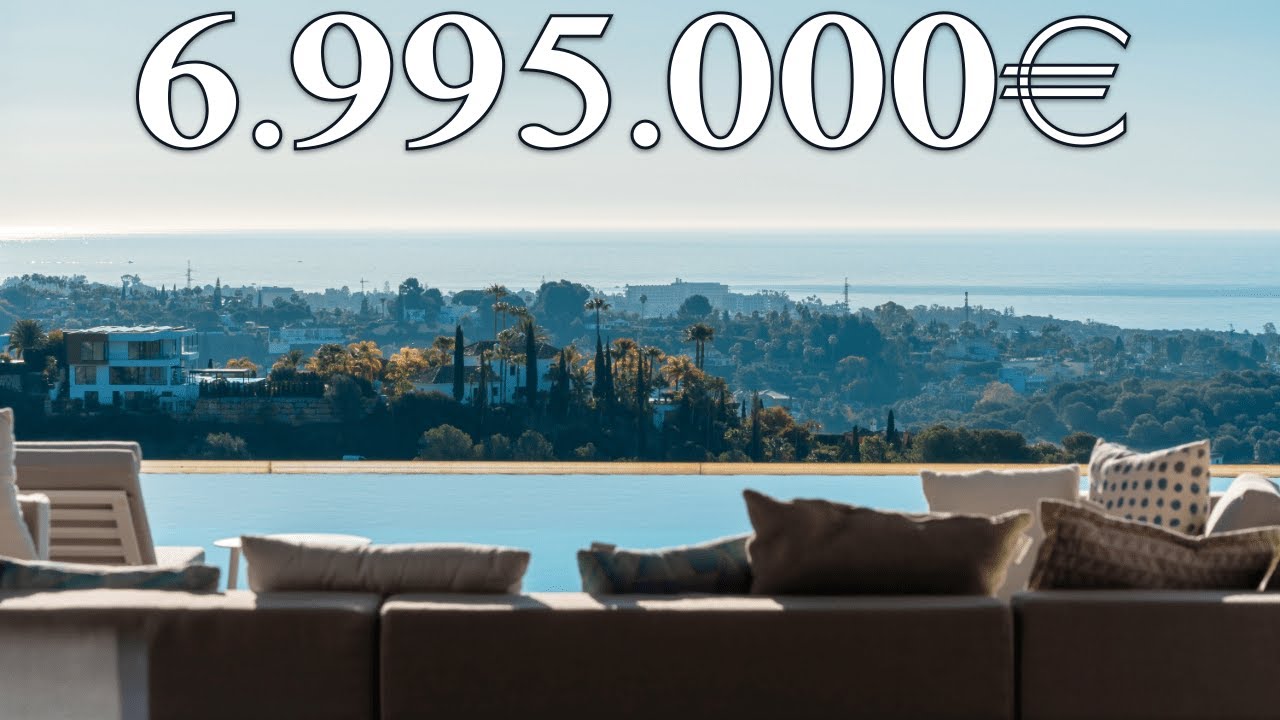 NEW! Impressive SEA Views Villa 6 CARS Parking【6.995.000€】Los Flamingos (Marbella)