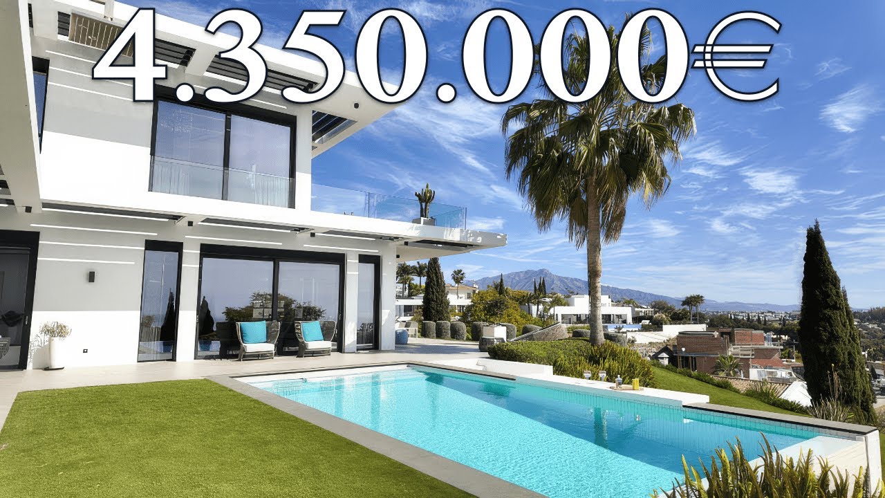 NEW! Fantastic SEA Views Villa GATED Community【4.350.000€】Los Flamingos (Marbella)