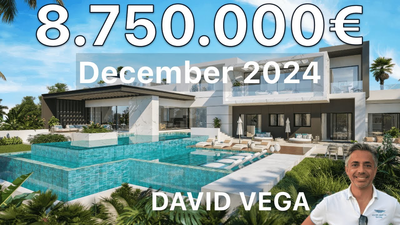 READY December 2024! Spectacular Villa Indoor Pool SPA 7 CARS【8.750.000€】El Paraiso (Marbella)