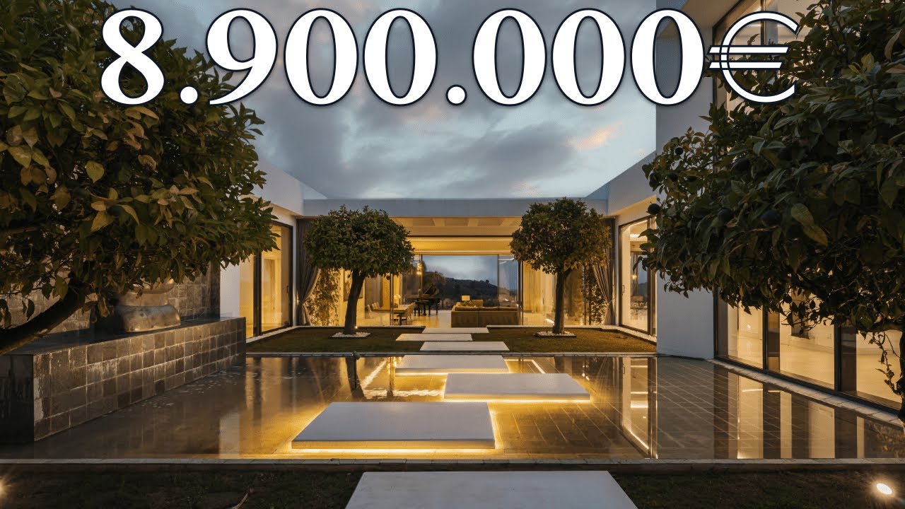 TOP! SEA Views Villa Indoor Pool SPA 7 CARS Garage【8.900.000€】Marbella Club