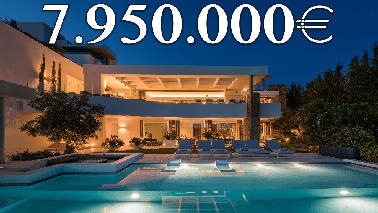 NEW! WOW SEA Views Villa 4 CARS Garage【7.950.000€】Los Flamingos (Marbella)