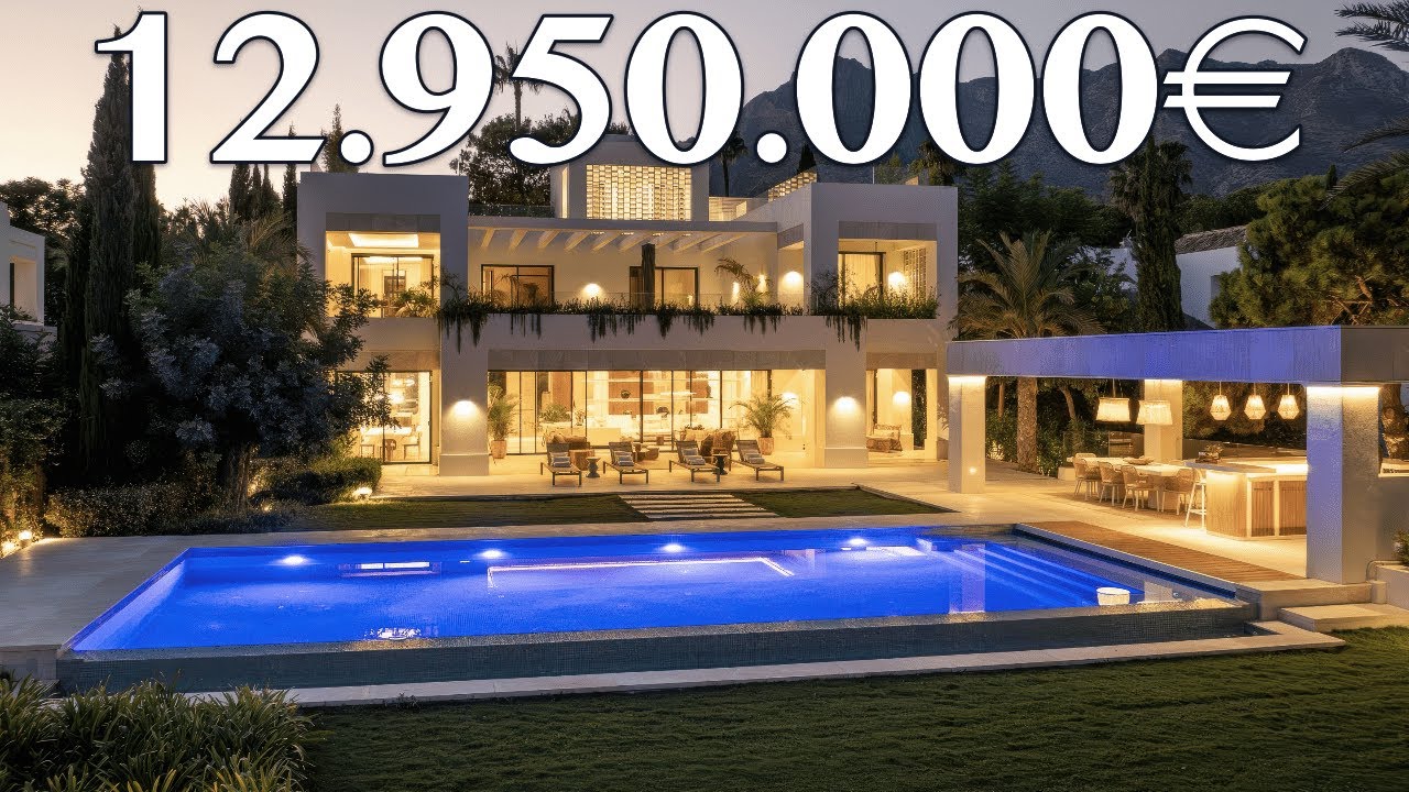 AMAZING! 100% READY Villa 4 CARS GATED Community【12.950.000€】Golden Mile Marbella