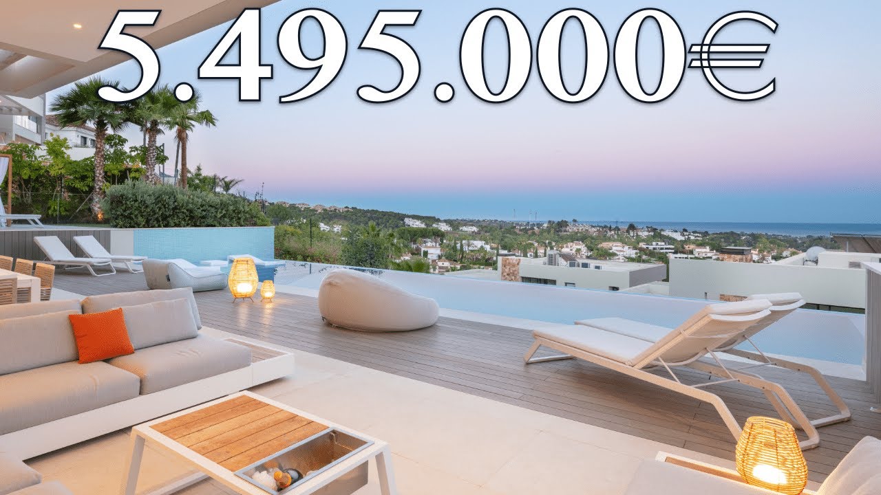 SEA Views! Indoor Pool SPA 100% READY Villa【5.495.000€】Nueva Andalucia Marbella