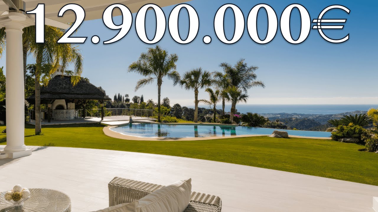 NEW! Amazing SEA Views Mansion 4 CARS Garage【12.900.000€】La Zagaleta (Marbella)