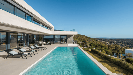 Modern villa with panoramic sea views in Sotogrande for sale