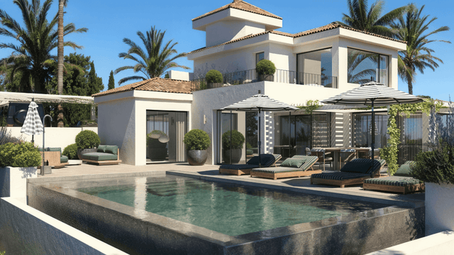 Scandinavian villa for sale in Nueva Andalucia