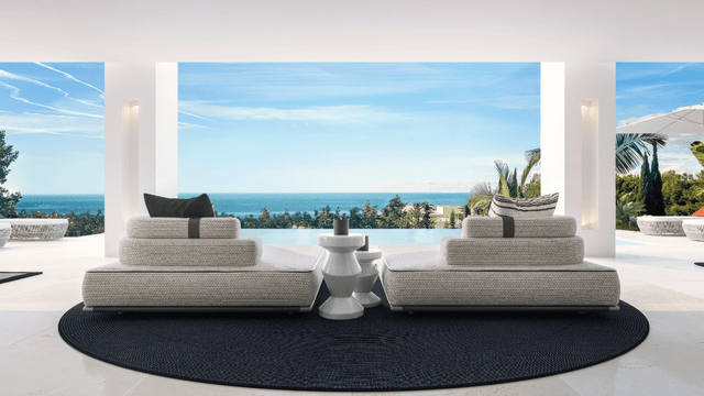 Turnkey sea views villa with contemporary design in Sierra Blanca Marbella