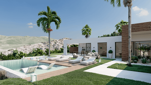 Luxury villa for sale in Marbella East Altos de los Monteros with panoramic mountain views and infinity pool