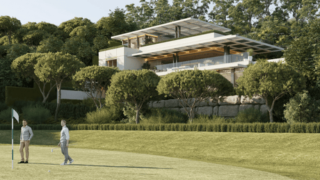 Frontline golf villa with panoramic views and premium features for sale in La Quinta Marbella