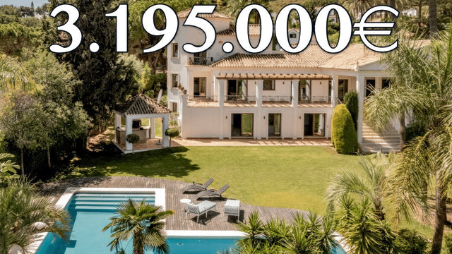 Andalusian style villa with private pool for sale in Nueva Andalucia Marbella