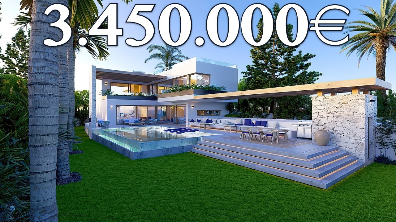 NEW! 100 Meters BEACH Villa【3.450.000€】Marbella, Spain