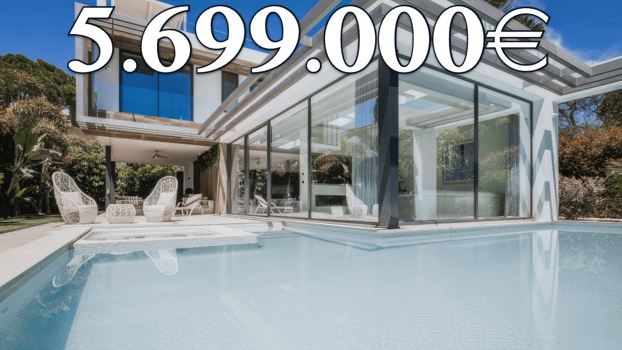 NEW! BEACH Modern Villa【5.699.000€】Golden Mile Marbella