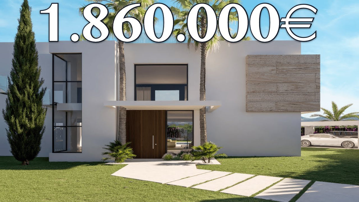 40.000€ Reservation! Newly Built Solid Villa【1.860.000€】10 min Puerto Banus Marbella