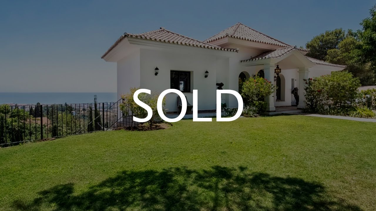 NEW! Villa with Amazing SEA Views in Hills of Marbella【2.950.000€】