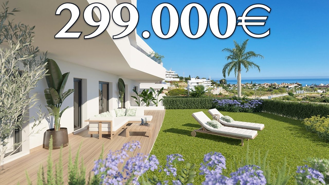 NEW! SEA Views Luxury Apartments【299.000€】20 min Puerto Banus Marbella
