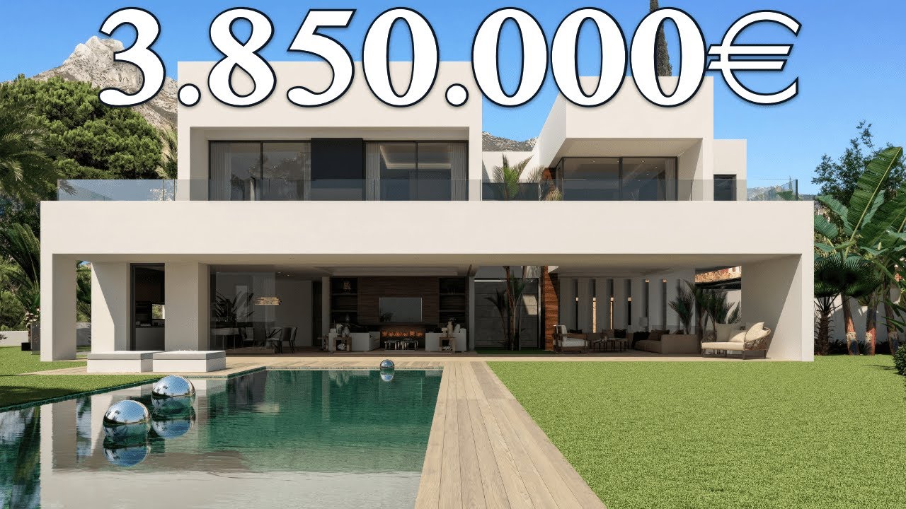 NEW! Great SEA Views Modern Villa【3.850.000€】Golden Mile Marbella