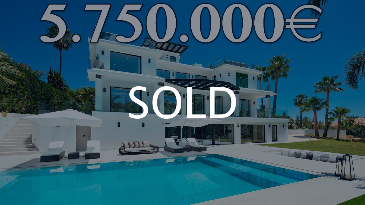 NEW! Stunning Villa 100% READY【5.750.000€】Golden Mile Marbella