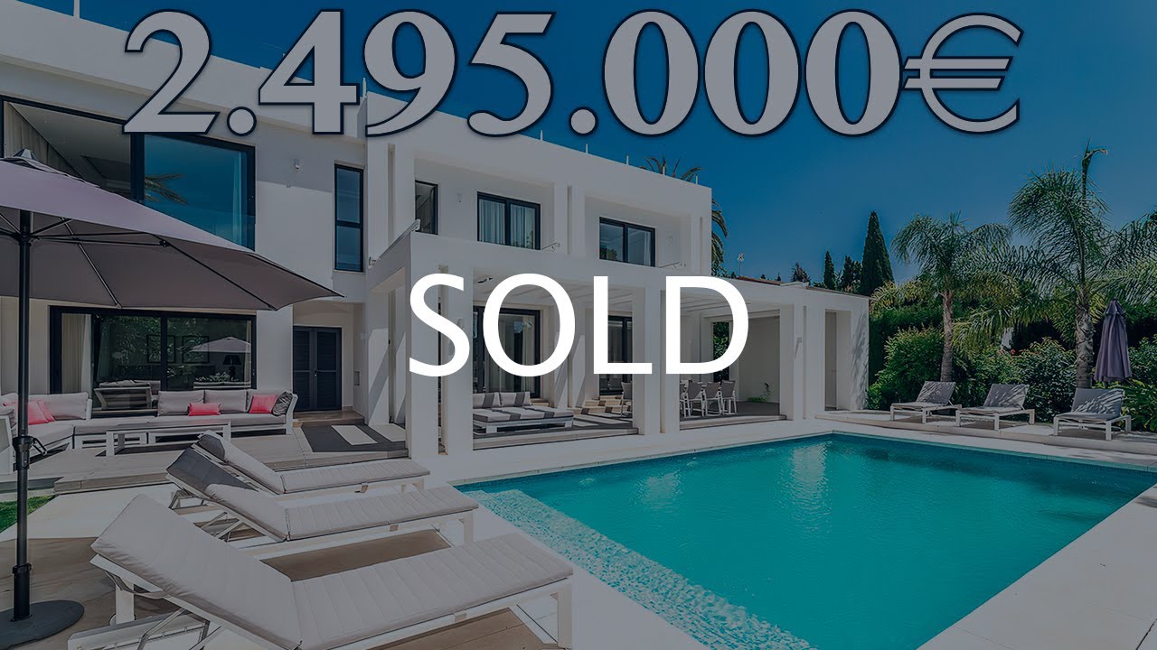 NEW! 100% Ready Villa【2.495.000€】Golden Mile Marbella