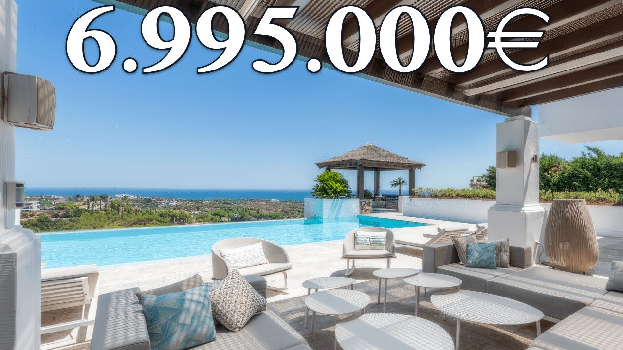 WOW! Panoramic SEA Views Indoor Pool SPA Villa GATED Community【6.995.000€】Los Flamingos (Marbella)