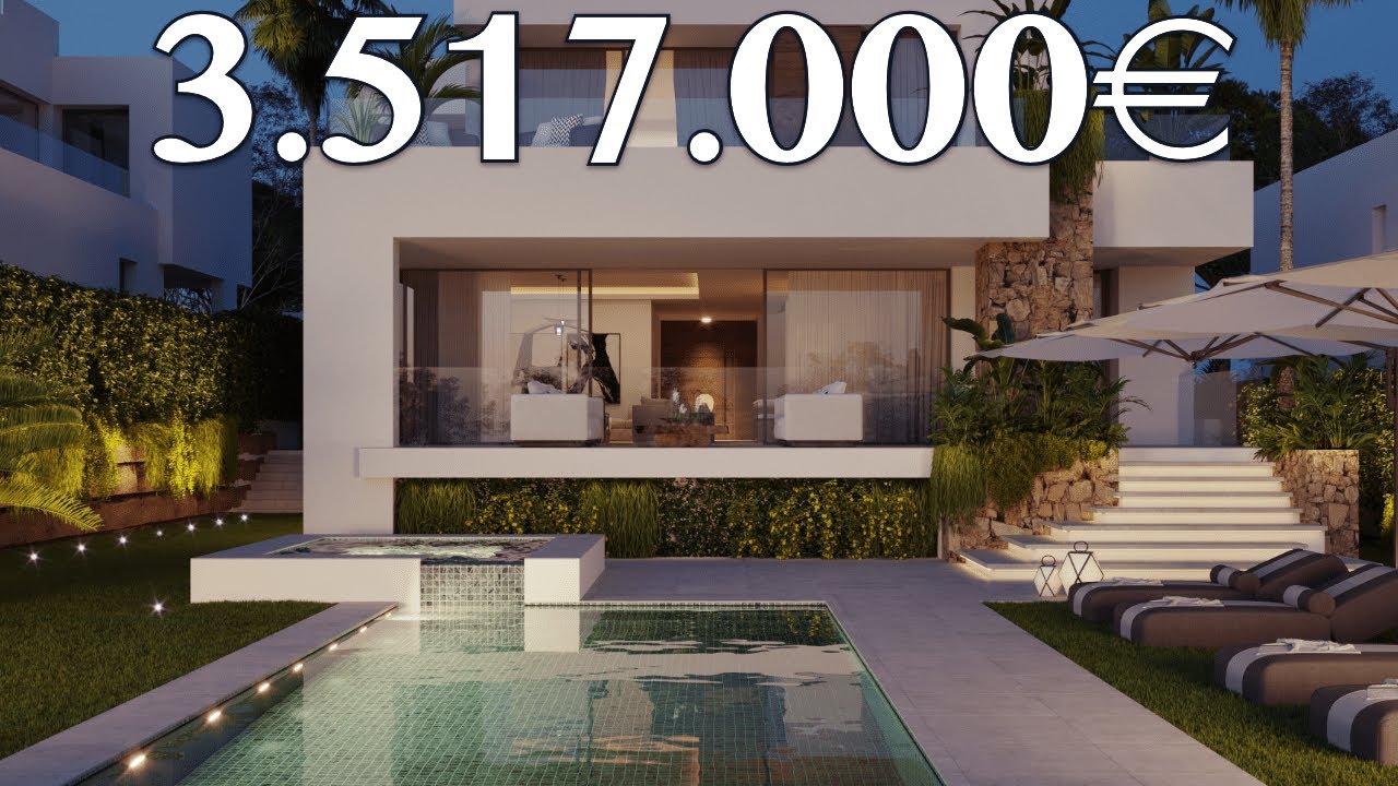 COMPLETED! Brand New Villa 6 CARS Parking【3.517.000€】Golden Mile Marbella