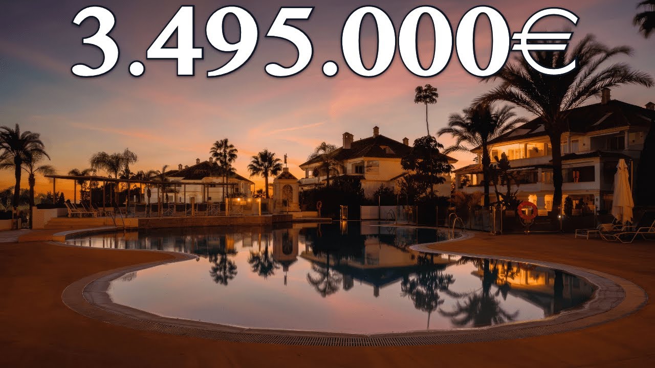 NEW! Luxury Apartment 4 CARS Garage Indoor Pool SPA【3.495.000€】Golden Mile Marbella