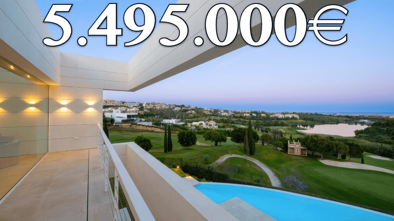 NEW! SEA & LAKE Views Ready Villa【5.495.000€】Los Flamingos Golf (Marbella)