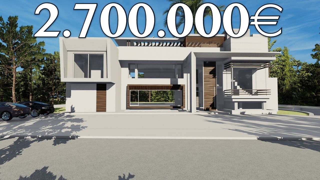 NEW! Modern BEACH Villa【2.700.000€】Guadalmina Baja (Marbella)