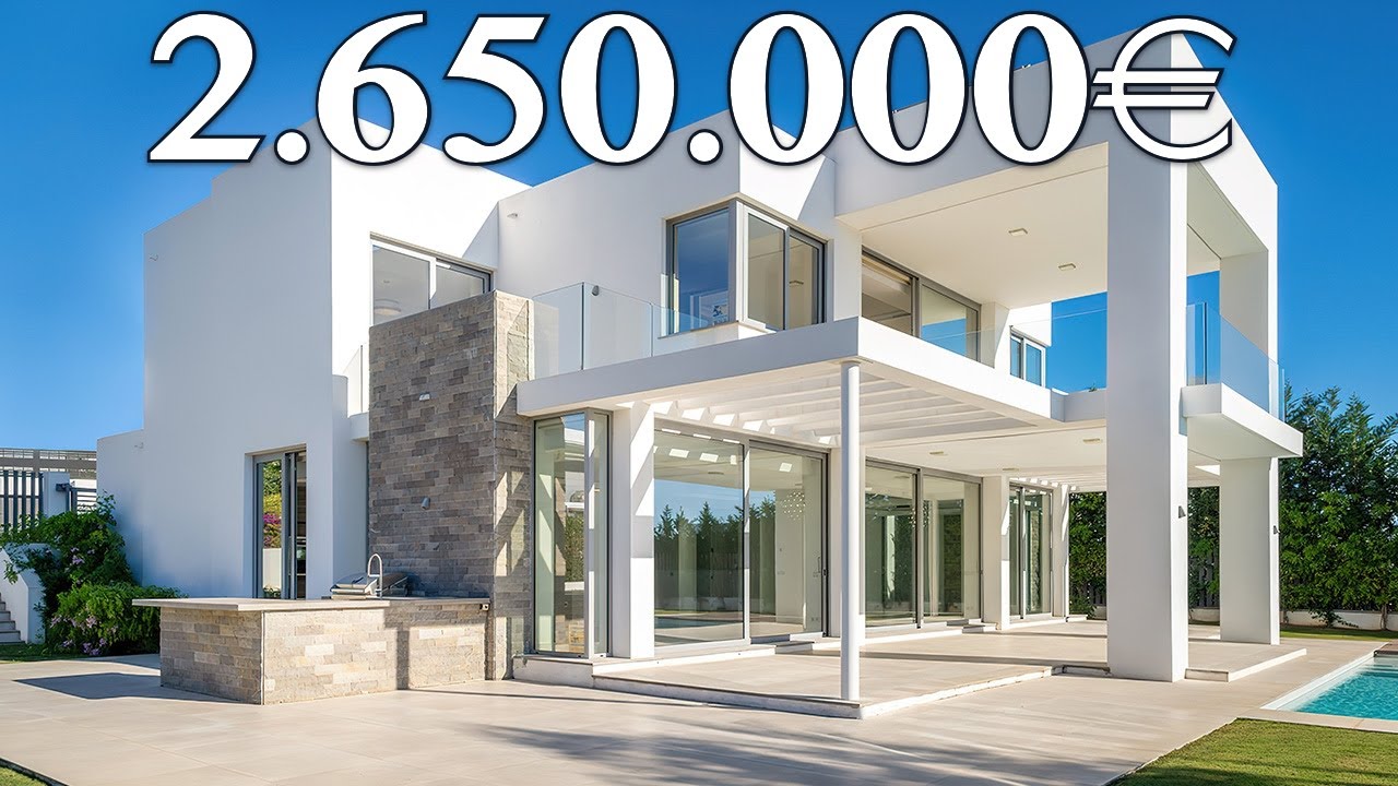 NEW! Modern Villa【2.650.000€】Marbella Santa Clara Golf