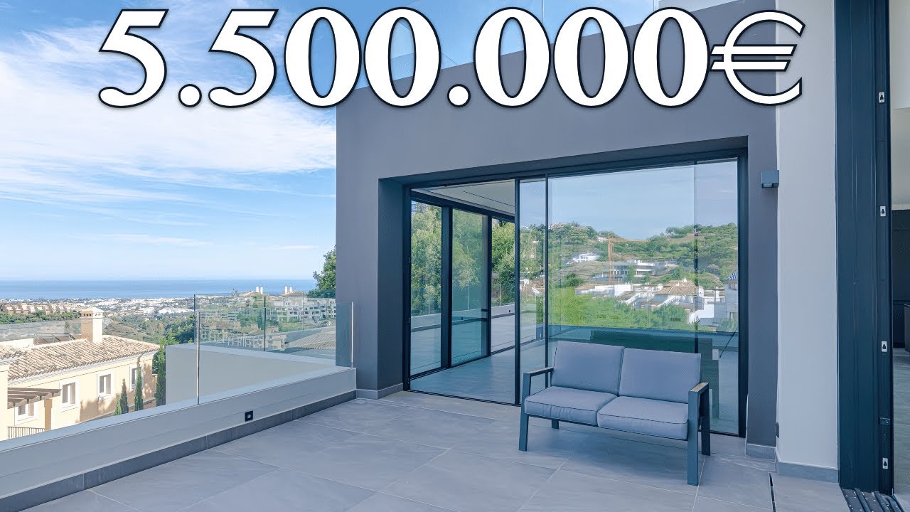 BRAND NEW! Magnificent SEA Views Villa GATED Community【5.500.000€】Los Arqueros (Marbella)