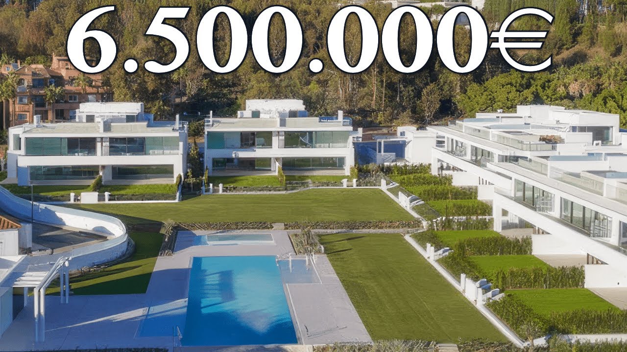 NEW! SEA Views Brand New Villa GATED Community 4 CARS Garage【6.500.000€】Golden Mile Marbella