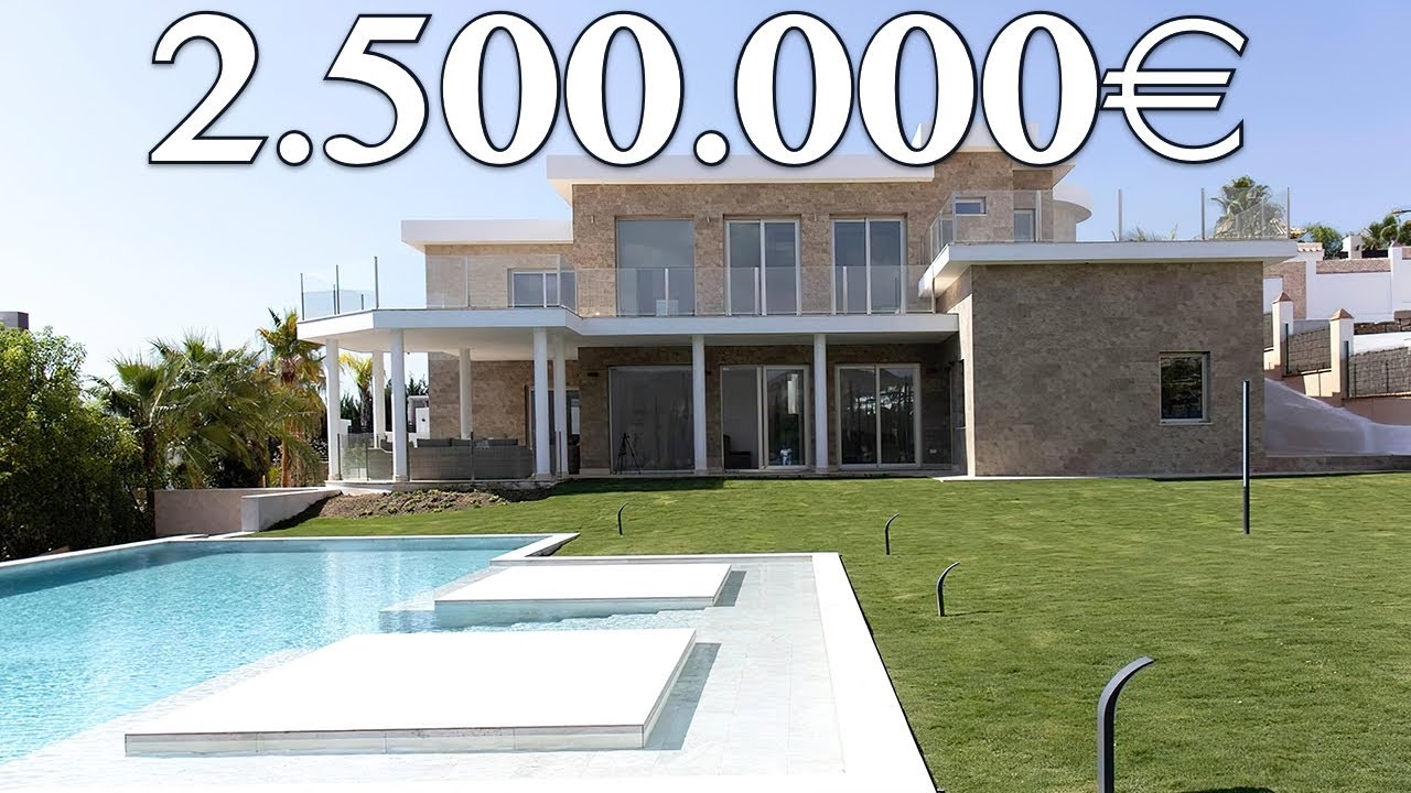 NEW! SEA & LAKE Views Villa【2.500.000€】Los Flamingos Golf (Marbella)