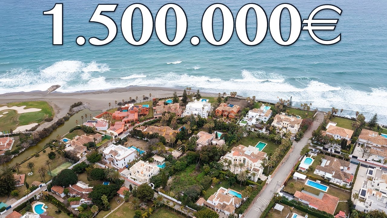 NEW! Luxury BEACH Plot【1.500.000€】Guadalmina Baja (Marbella)