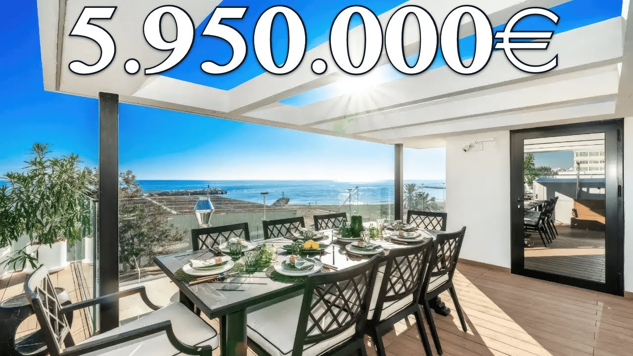 LAST MINUTE! BEACH Brand New Villa 3 CARS Garage【5.950.000€】Marbella Centre