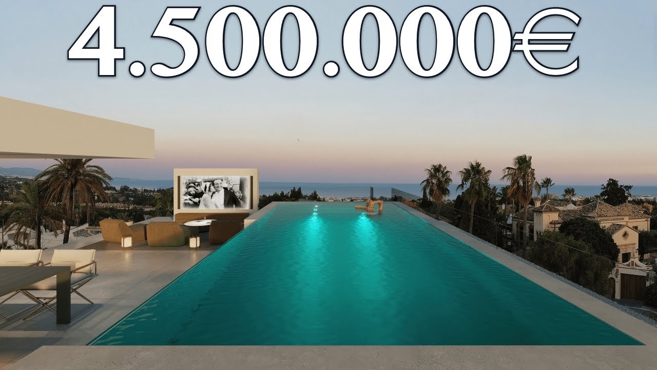 READY in 4 Months! Panoramic SEA Views Villa 4 CARS Garage【4.500.000€】Nueva Andalucia Marbella