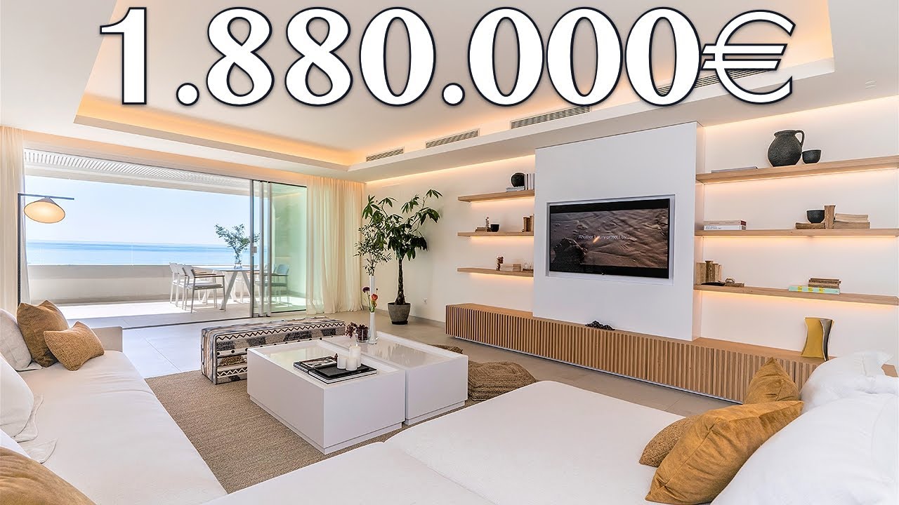 FIRST LINE BEACH! Latest Luxury Apartments【1.880.000€】20 min Puerto Banus Marbella
