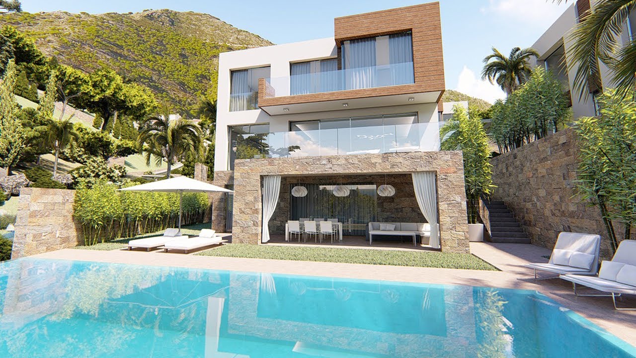 NEW! Modern Villas in Mijas (Costa del Sol, Spain). LOOK this:【750.000€】