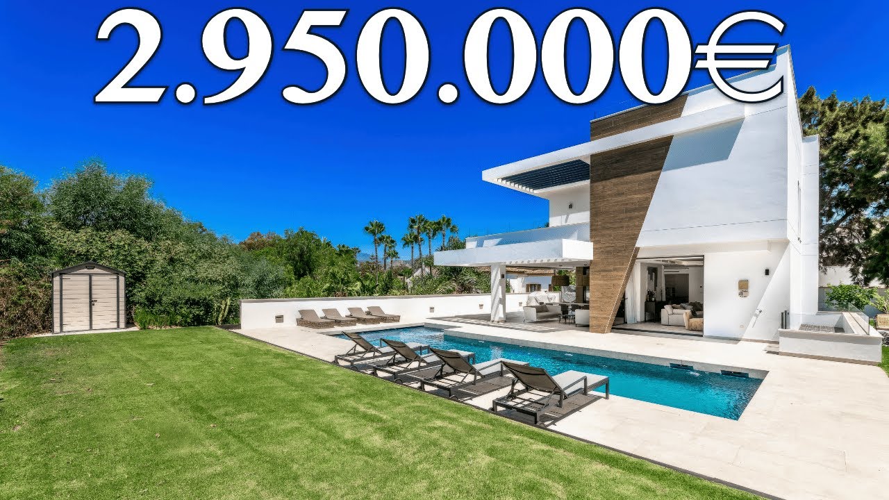 NEW! Modern BEACH Villa【2.950.000€】Marbella East