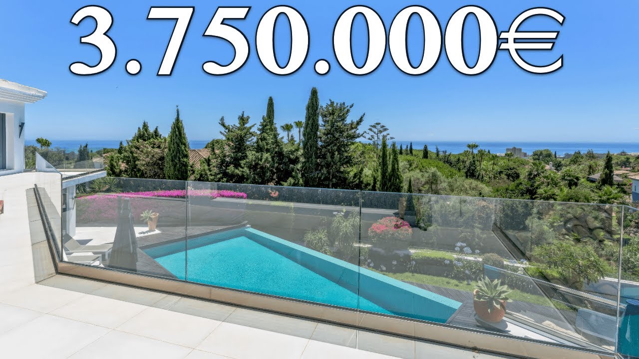 NEW! Fantastic SEA Views Villa Indoor Pool【3.750.000€】Marbella East