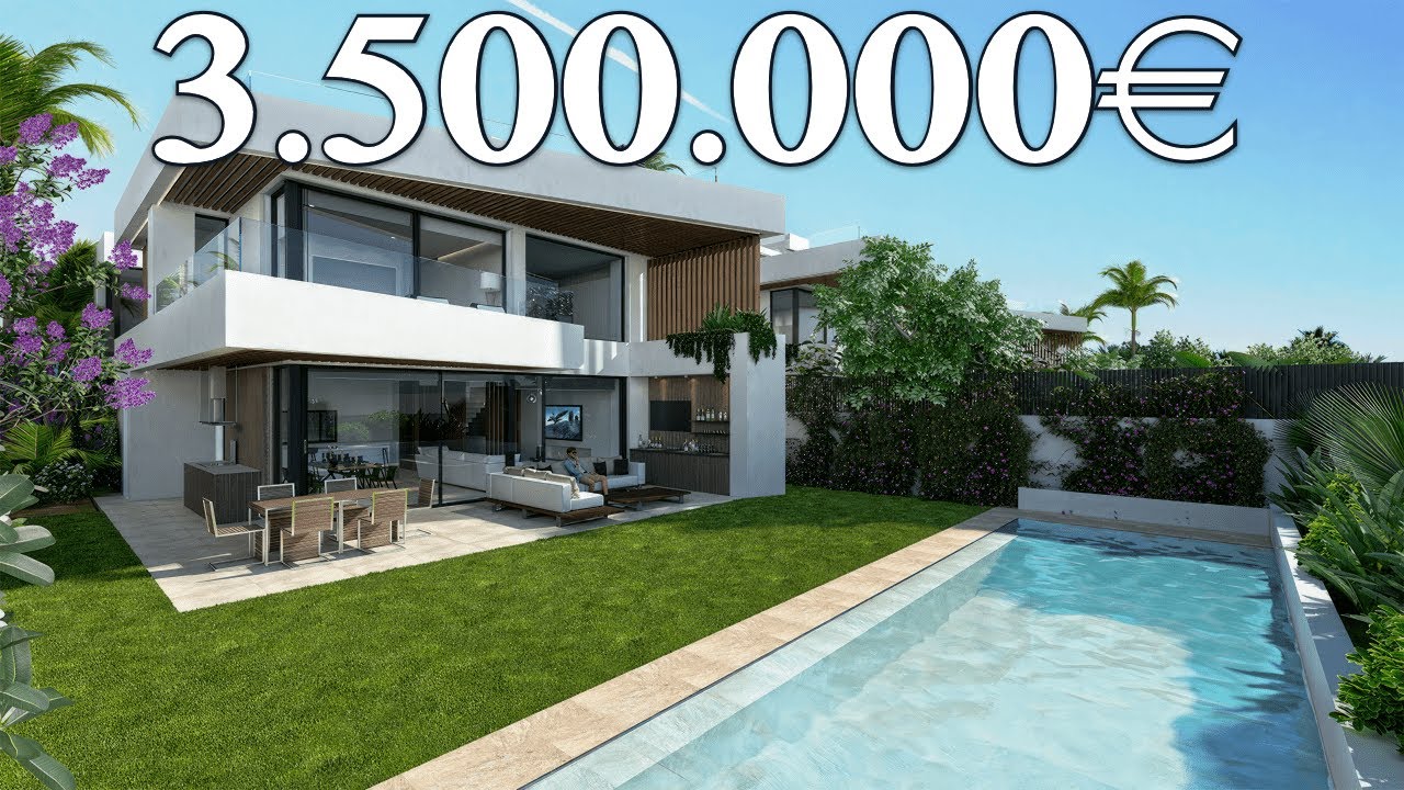 BRAND NEW! Fantastic Villa 3 CARS Garage【3.500.000€】Puerto Banus Marbella