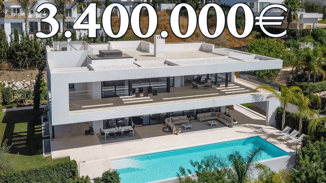 NEW! 7 Beds Modern Villa【3.400.000€】Nueva Andalucia Marbella